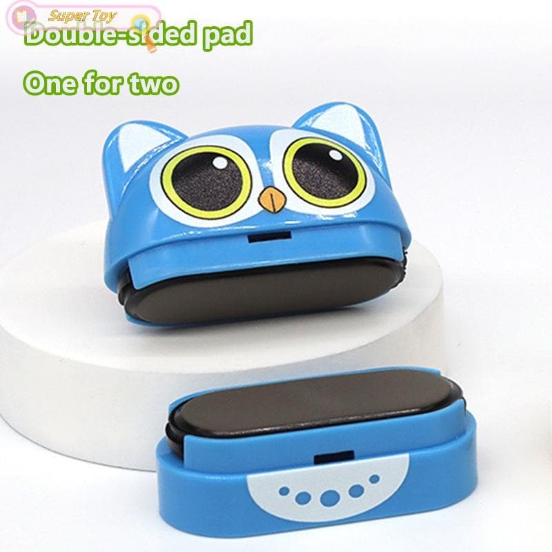 Carimbo De Nome SUPERTOY Para Roupas Infantis À Prova D'água (Branco + Tinta)-Dupla Face Personalizado-Selos De Personal