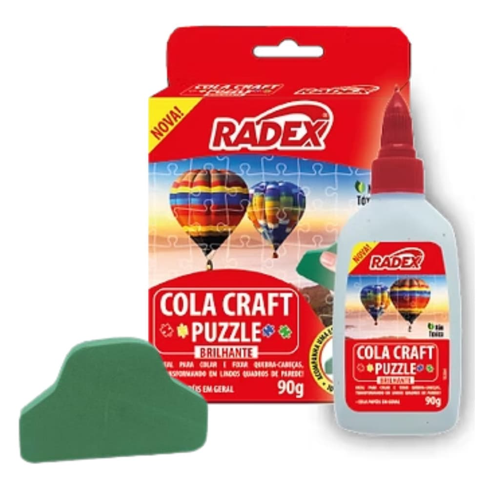 Cola Craft Puzzle Quebra Cabeça Brilhante 90g Radex