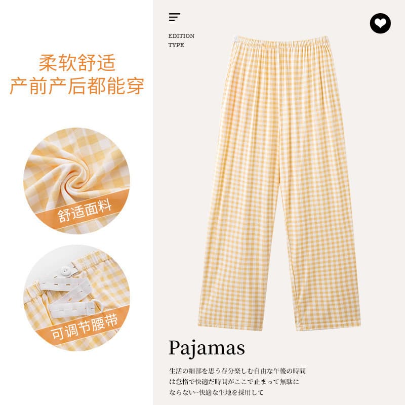 Xiyue 2024 novo estilo atacado ajustável imitação de algodão calças para grávidas quatro estações Wearable mulheres gráv