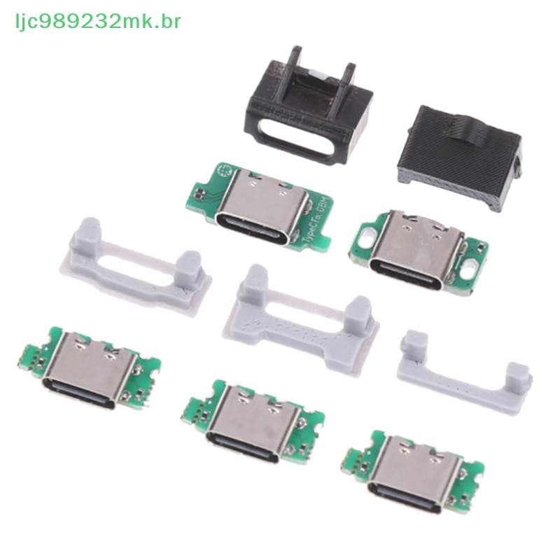 [MYBR] 1 Conjunto Para 3DS Novo 3DS XL GBA SP GBM Substituição Da Porta De Carregamento Convertido USB-C Modelo Tipo Tom