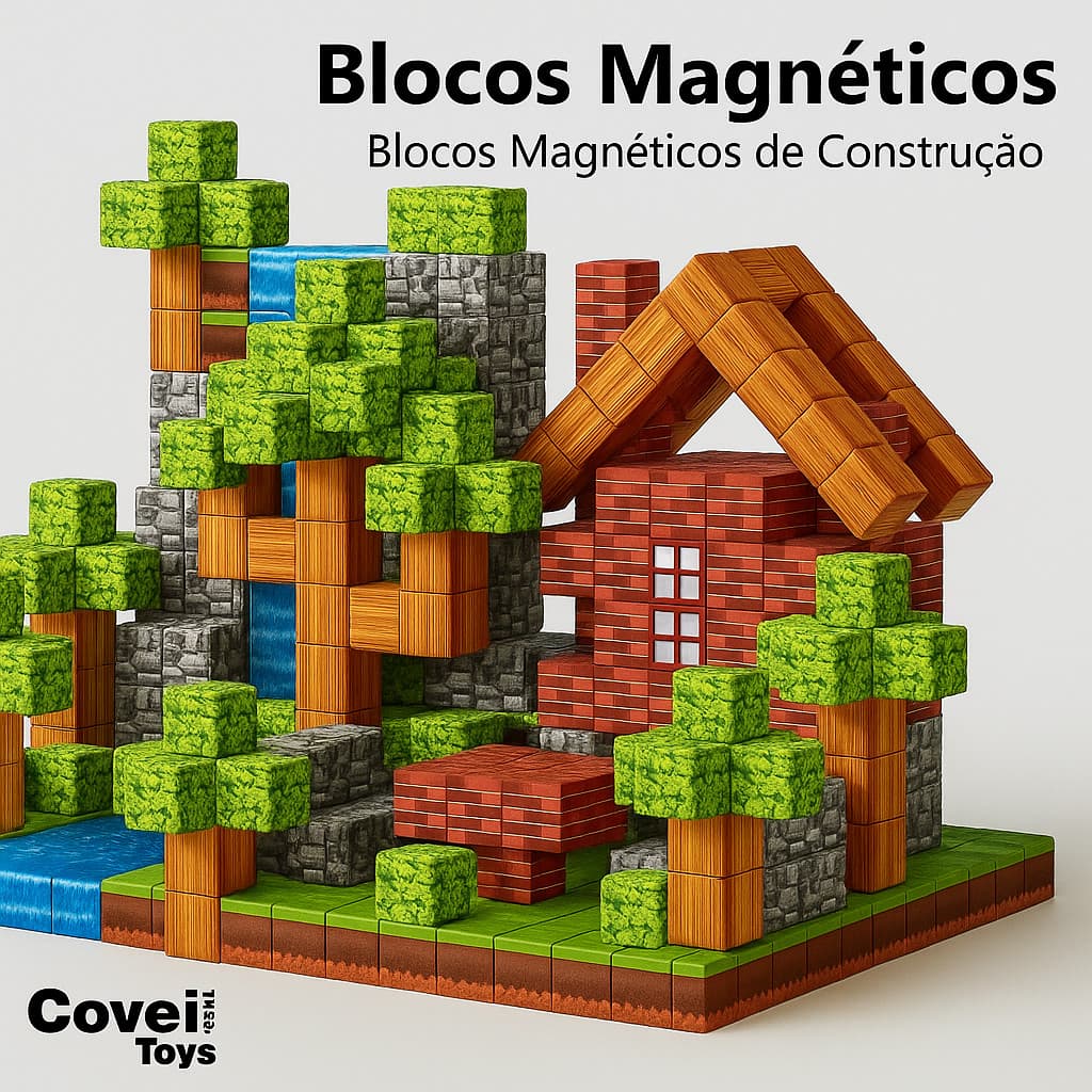 Blocos Magneticos Construção De Montar 96/148/192/296/384 Menino Bloco Construção