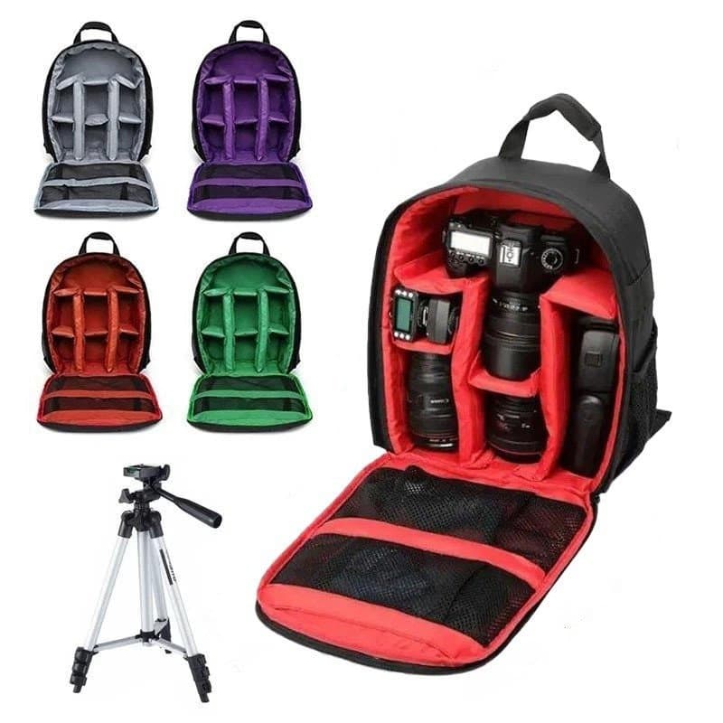 Mochila De Viagem Digital DSLR Portátil À Prova D'água Nikon Canon Porta Tripé CAM Anti-Furto Grande Capaci