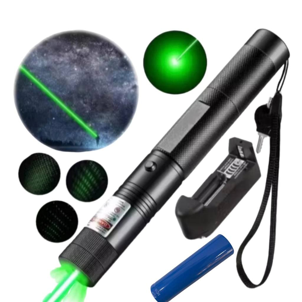 Caneta Laser Verde Ultra Forte Alcance 100km A Prova D'agua