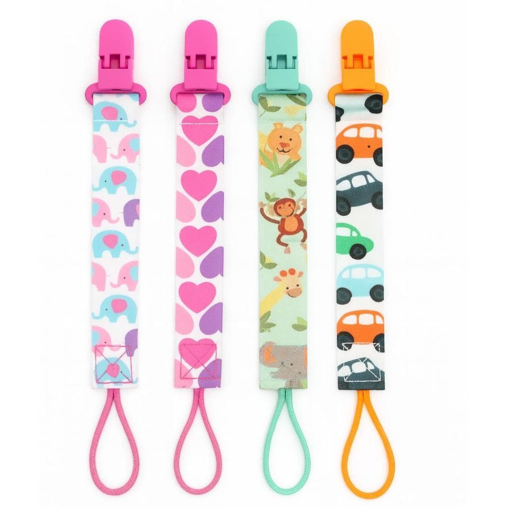 Kit 2 Prendedores de Chupeta - Estampas