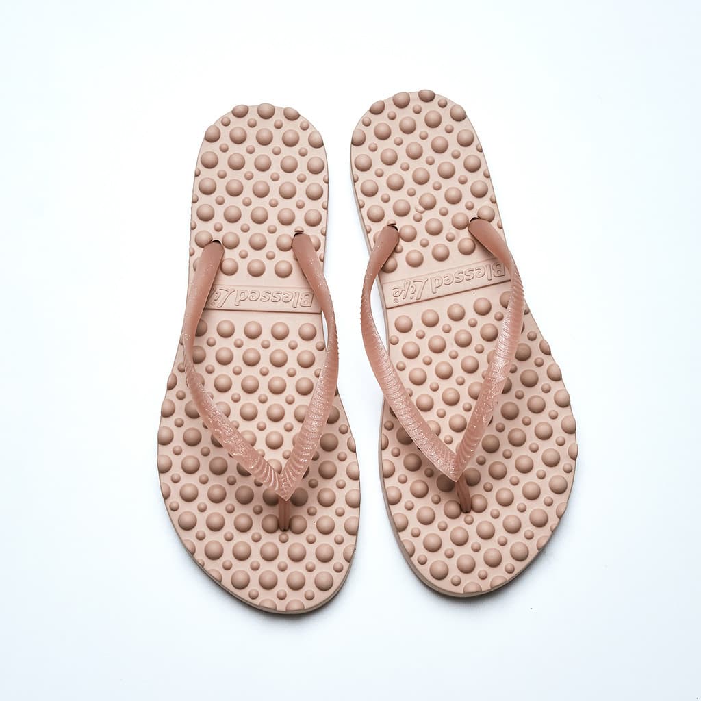 Sandalia Ortopedica Massageadora Relax Marshmallow Conforto Esporao Fascite Plantar Feminina Dores Pés Coluna