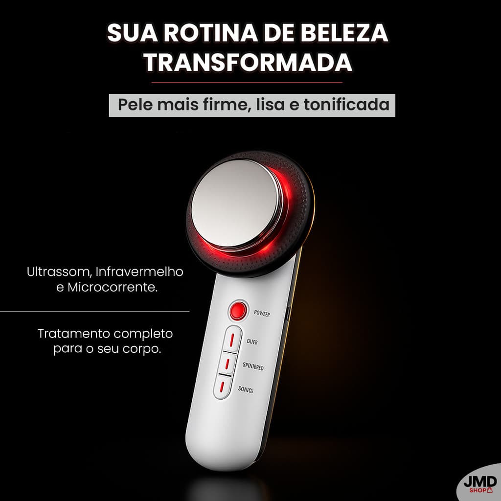 Aparelho Bivolt  Portátil Ultrassom Tens Infravermelho Profissional