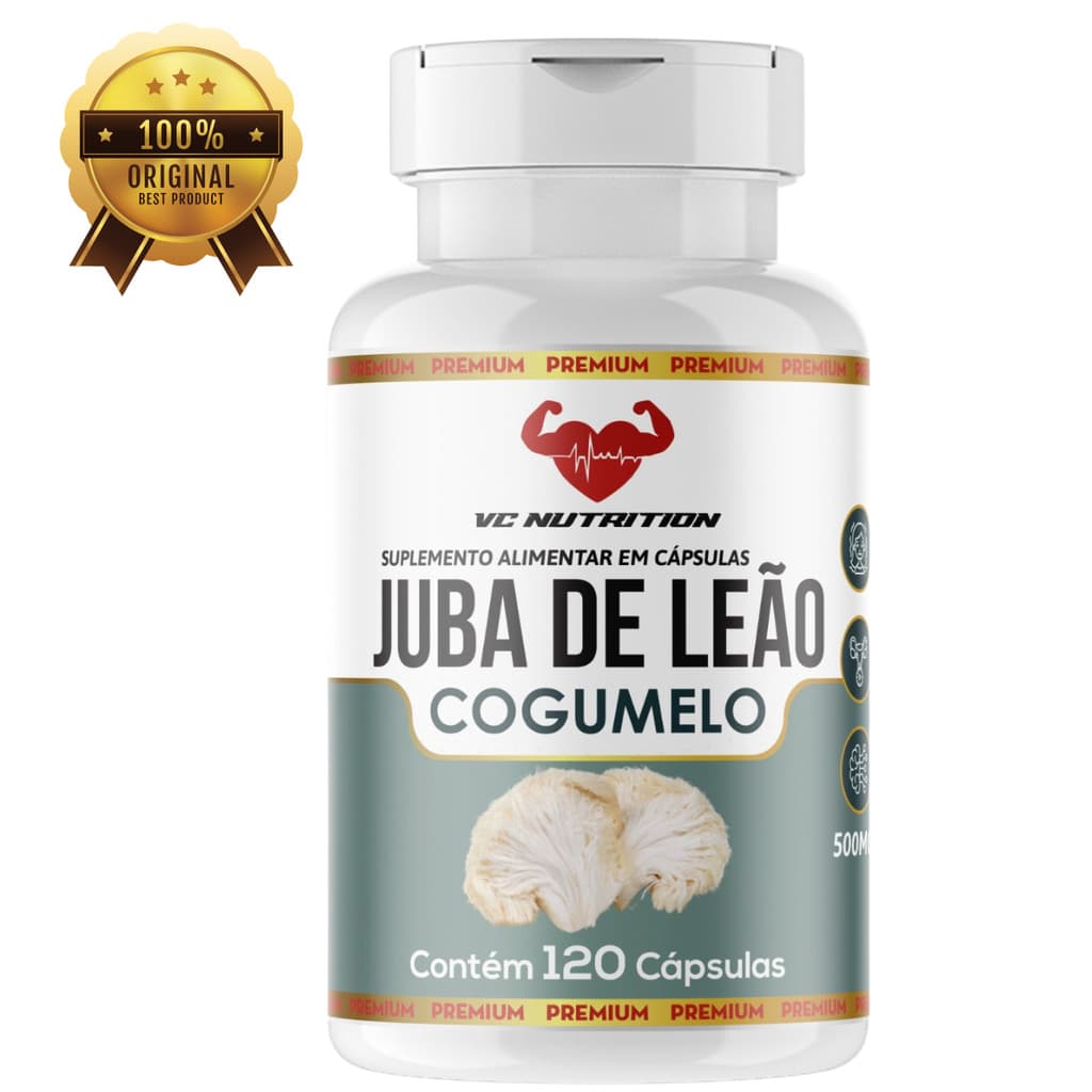 Cogumelo Funcional Natural 120 Cápsulas 500mg original
