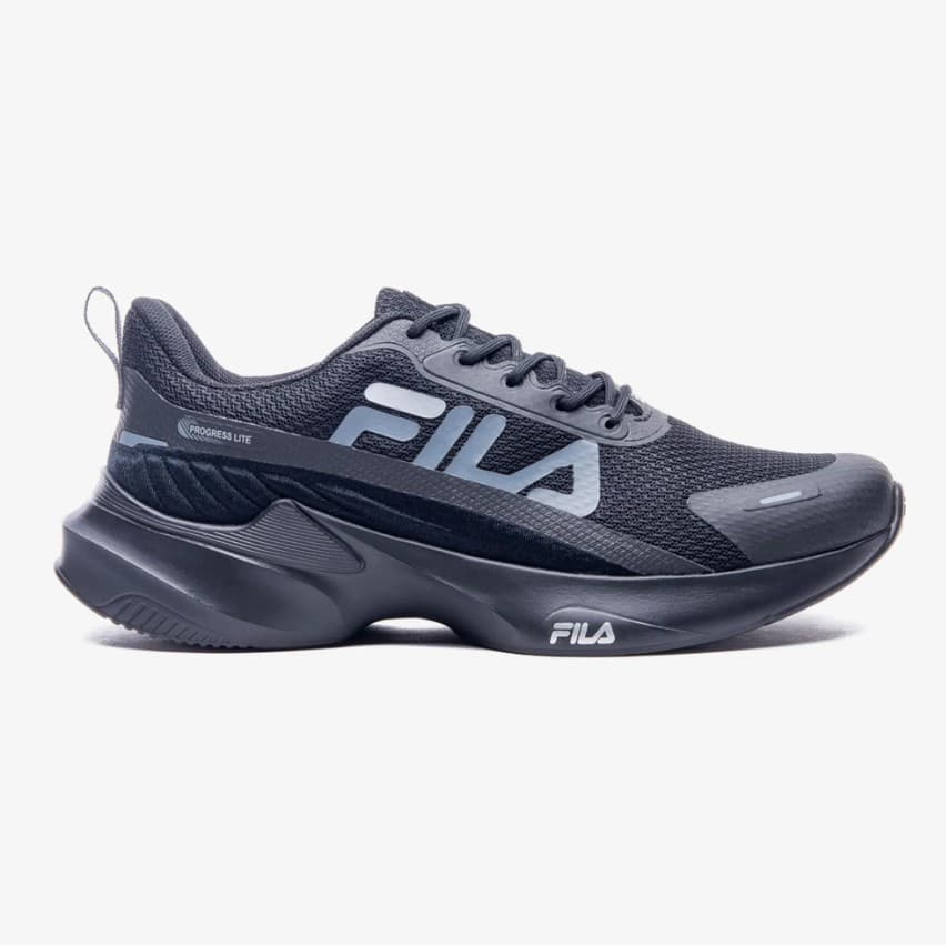 Tenis Fila Progress Lite Masculino Caminhada Macio Original Confortável Esportivo Ortopédico Leve