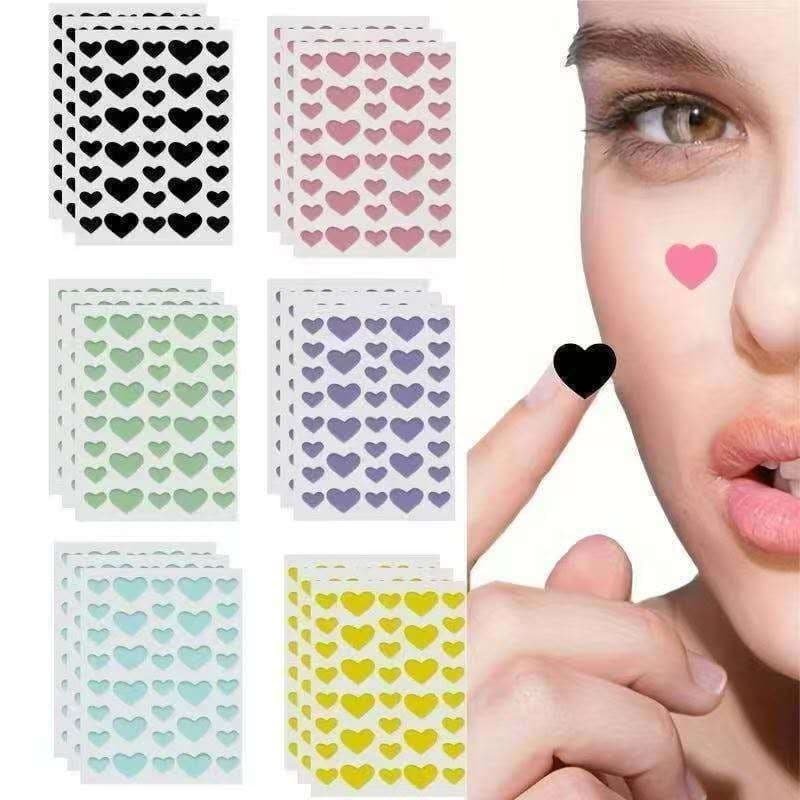 1 Pacote(40 Acne Patch)Adesivos Multicoloridos Para Acne Estrela São Suaves E Não Irritantes Podem Melhorar A Pele Da Fe