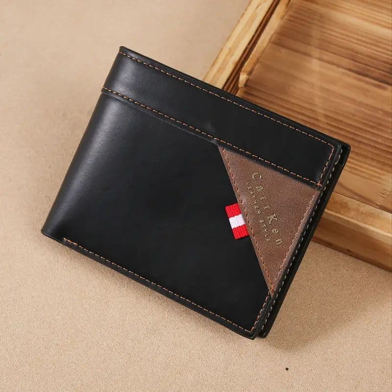 Carteira Masculina Com Zíper – Porta-Cartões E Moedas De Grande Capacidade.