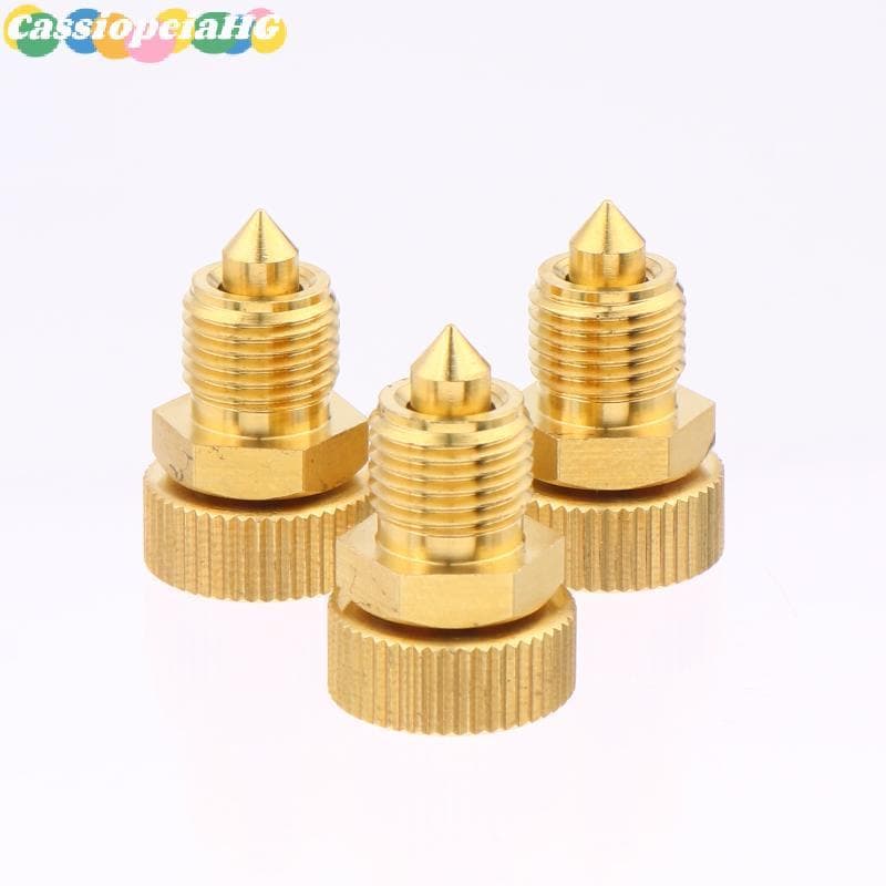(Cassiopeiahg) 3 Peças Parafuso De Sangramento De Ar De Alta Pressão Válvula Sangradora De Segurança De Cobre Bomba De 3