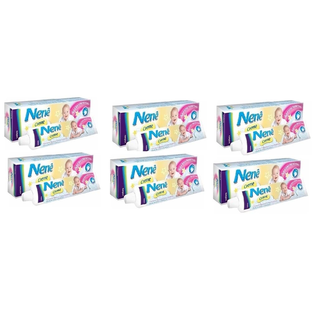 Kit 6 Cremes Preventivo Contra Assaduras Nenê Creme 45g - Vidora
