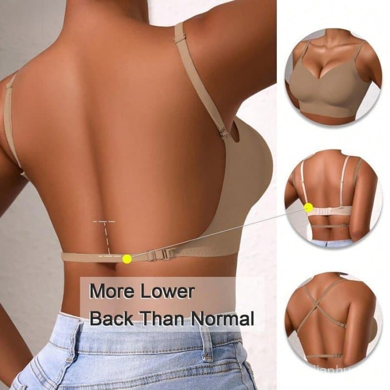 Verão grande U sem costas múltiplas maneiras de usar sutiãs Push-up