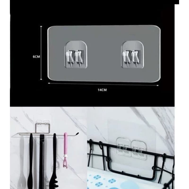 Gancho Auto-Adesivo  Para Preteleita de Encaixe-Multi bazar