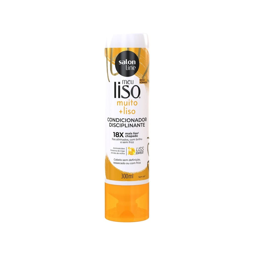 Condicionador Meu Liso Muito + Liso Salon Line 300ml