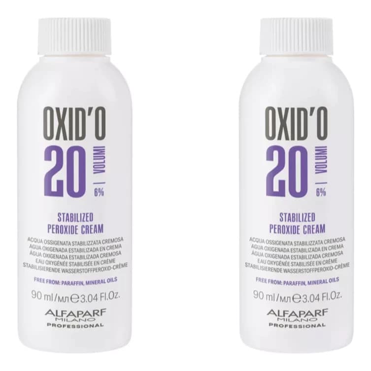 Kit 2 Unidades Agua Oxigenada Alfaparf 20 Volumes 90ml