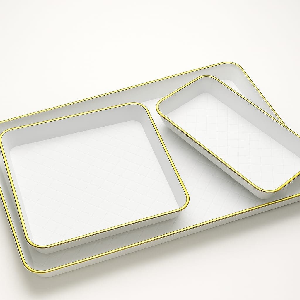 Bandeja Organizadora Alça Cantinho do Café Multiuso Resistente Decorativa Casa Cozinha Mesa Posta