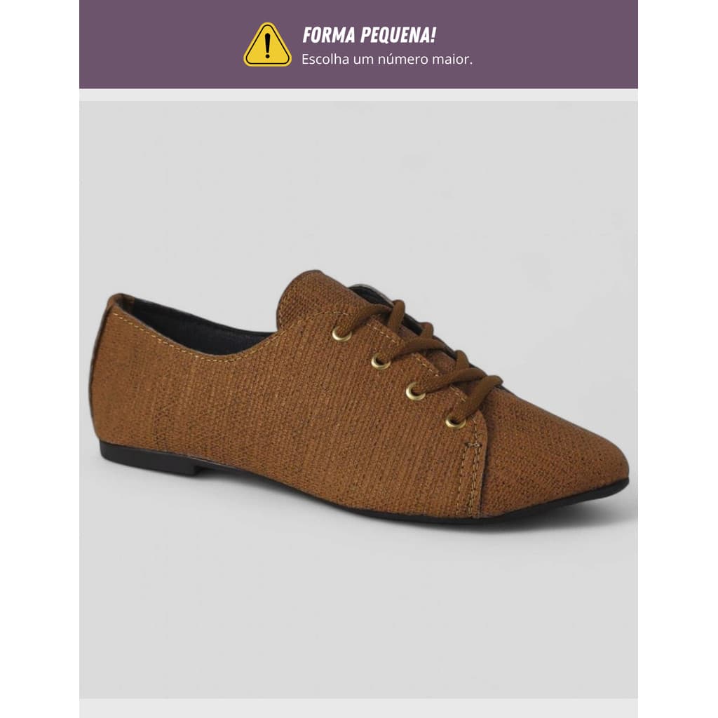Tênis Feminino Oxford Casual Confortável Elegante Sapato Versátil