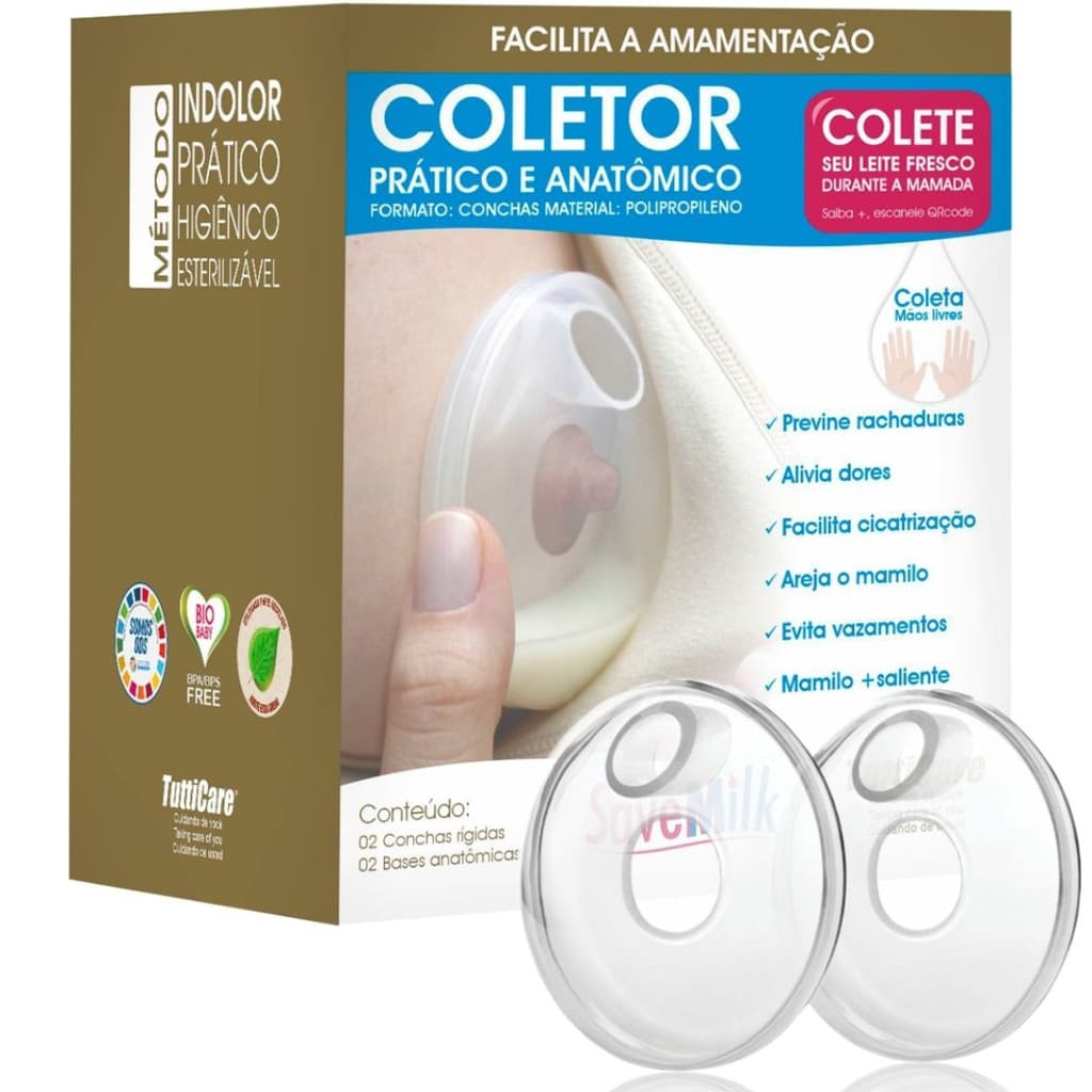 Concha Coletora De Leite Materno Amamentação Auxilia e Alivia as Rachaduras Do Bico