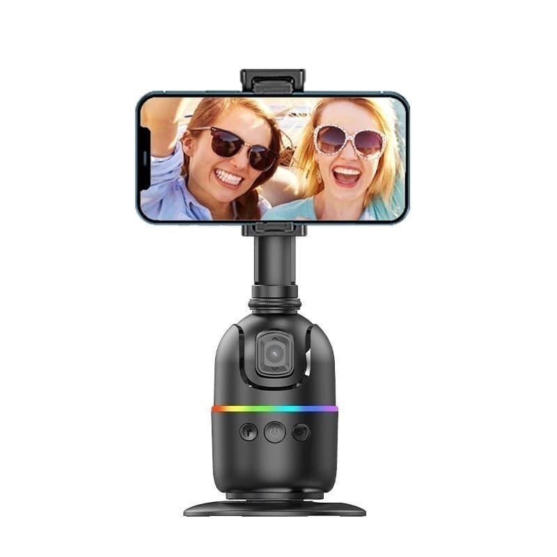 Suporte Gimbal Inteligente 360° com Rastreamento Facial AI e Controle Automático por App IMPORTS