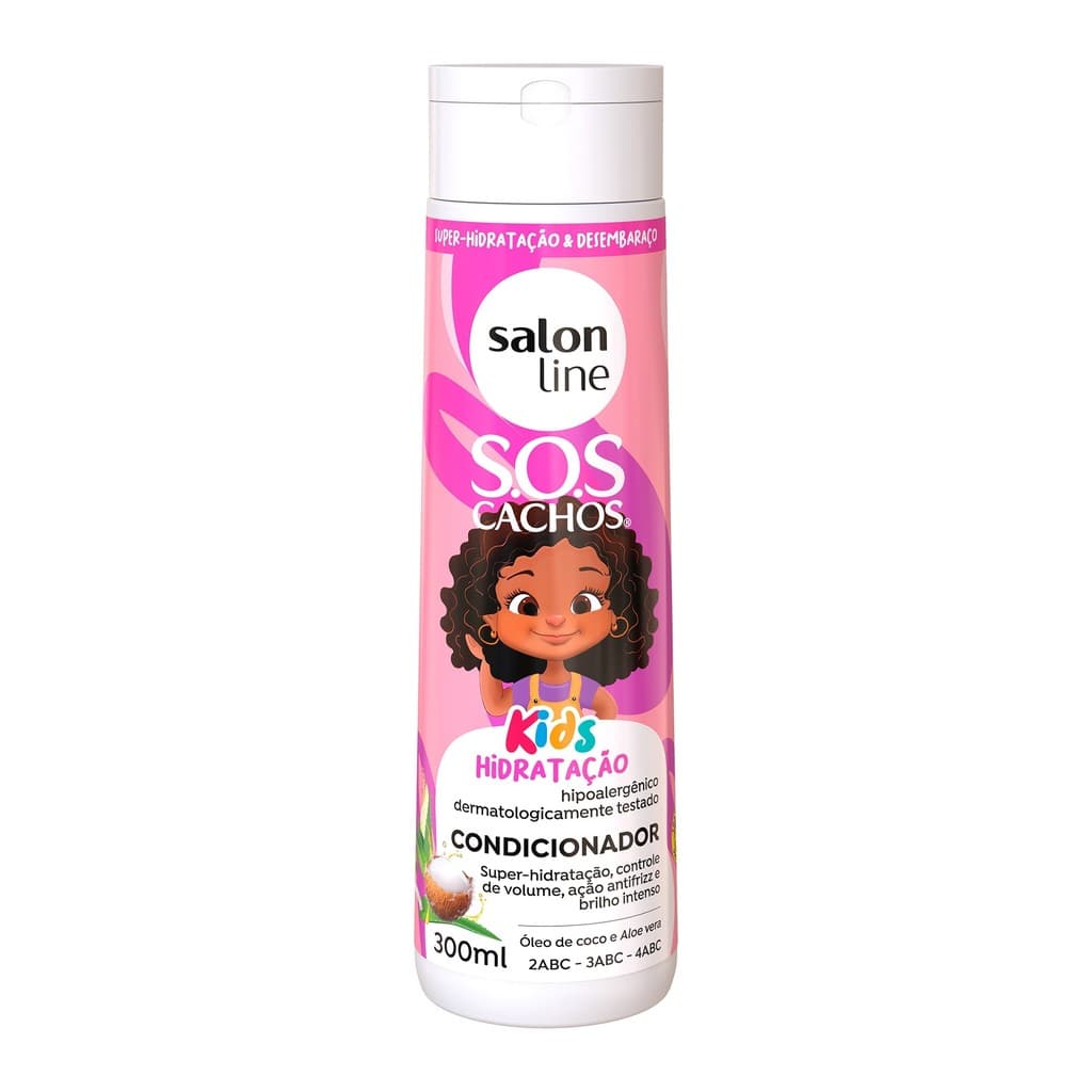 Condicionador SOS Cachos Kids Hidratação Salon Line 300ml