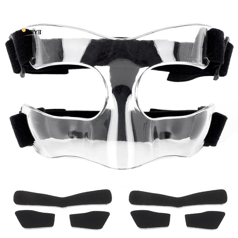 Protetor Facial Esportivo Ajustável Para Proteção Do Nariz , De Acolchoado Quebrado