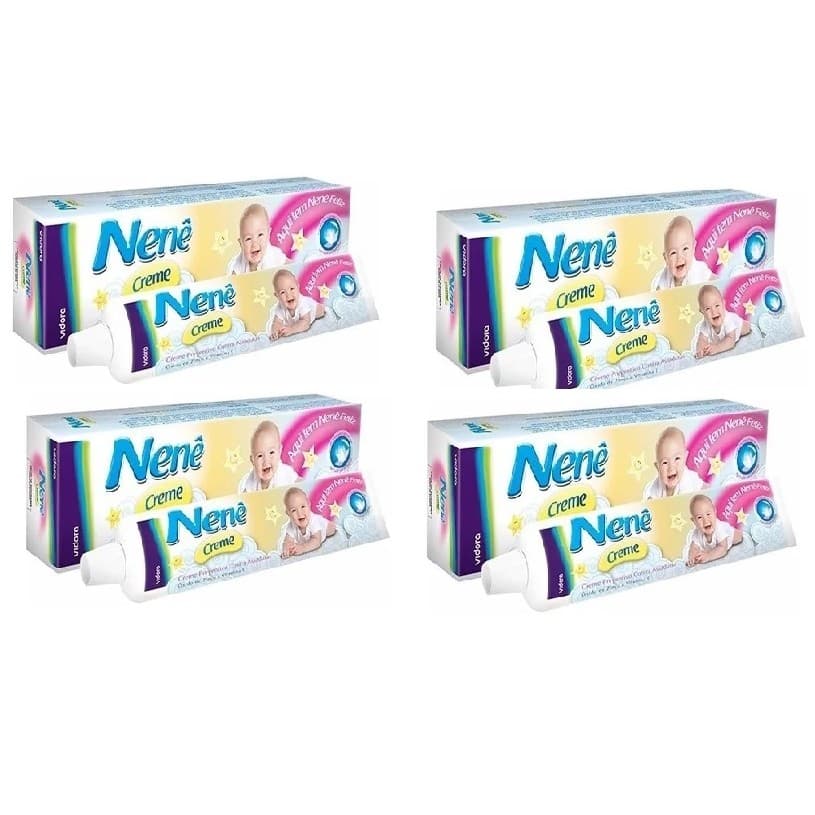 Kit 4 Cremes Preventivo Contra Assaduras Nenê Creme 45g - Vidora