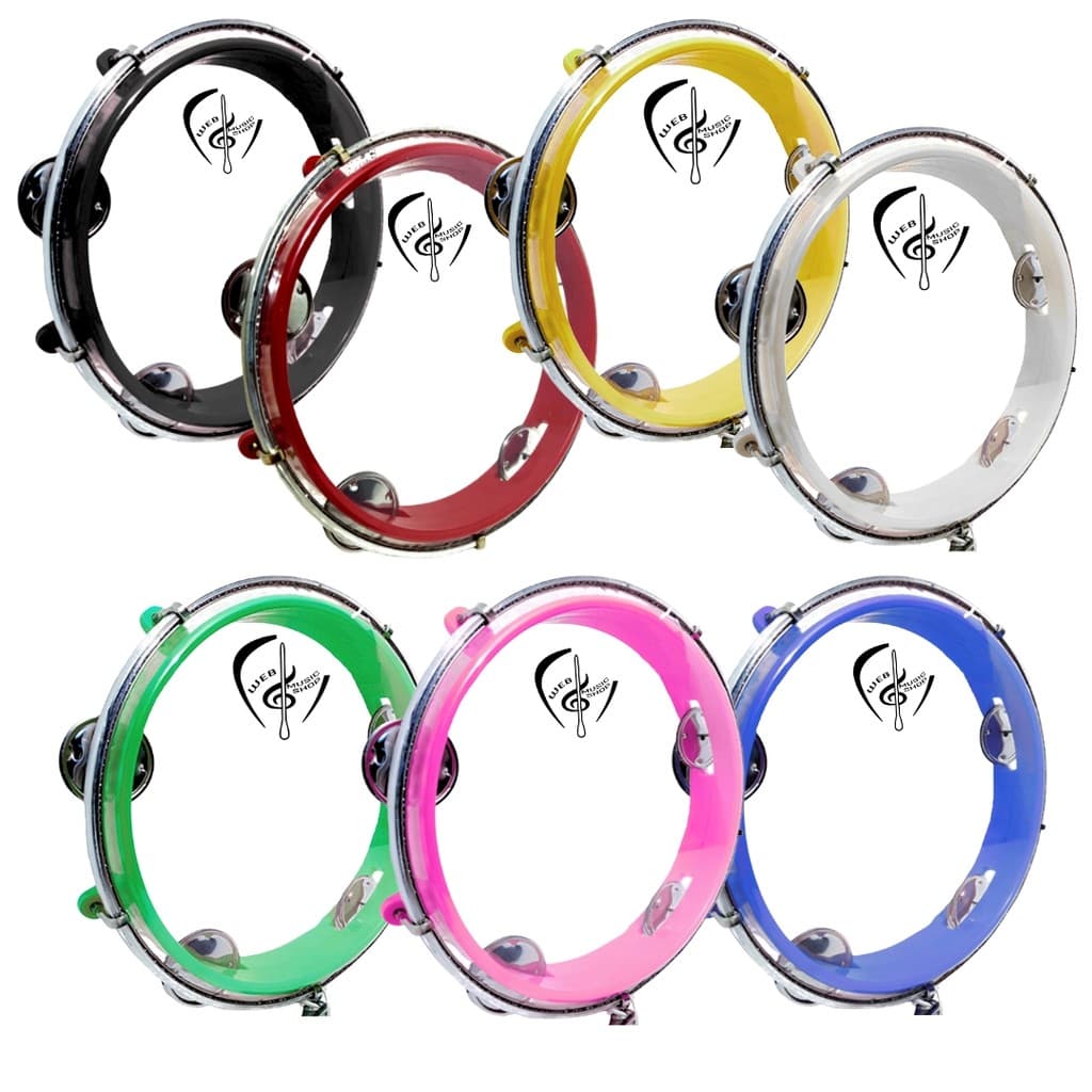 Pandeiro Infantil Junior 8 Polegadas Pele Cristal Web Music Shop