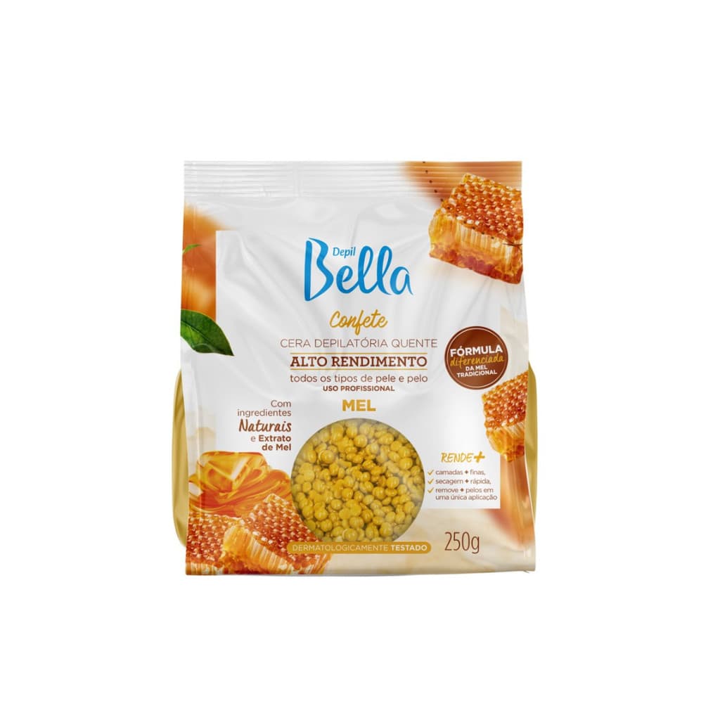Cera Quente Confete Mel Depil Bella