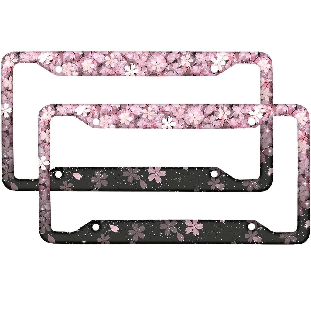 Design decorativo Parafusos de estrutura de placa de licença perfeitos Veículo e incluindo acessórios adequados, furo mo