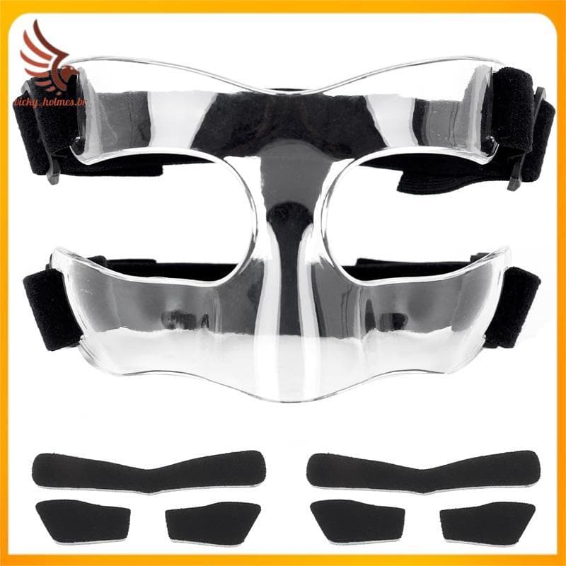 [vicky_holmes.br] Máscara Facial Protetor De Nariz Para Quebrado , Proteção Ajustável De Treinamento Esportivo Com Acolc