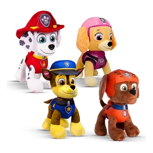 Bonecos Pelúcia Patrulha Canina Coleção Brinquedo Fofo Zuma Cachorro  Presente dia das Crianças Natal infantil