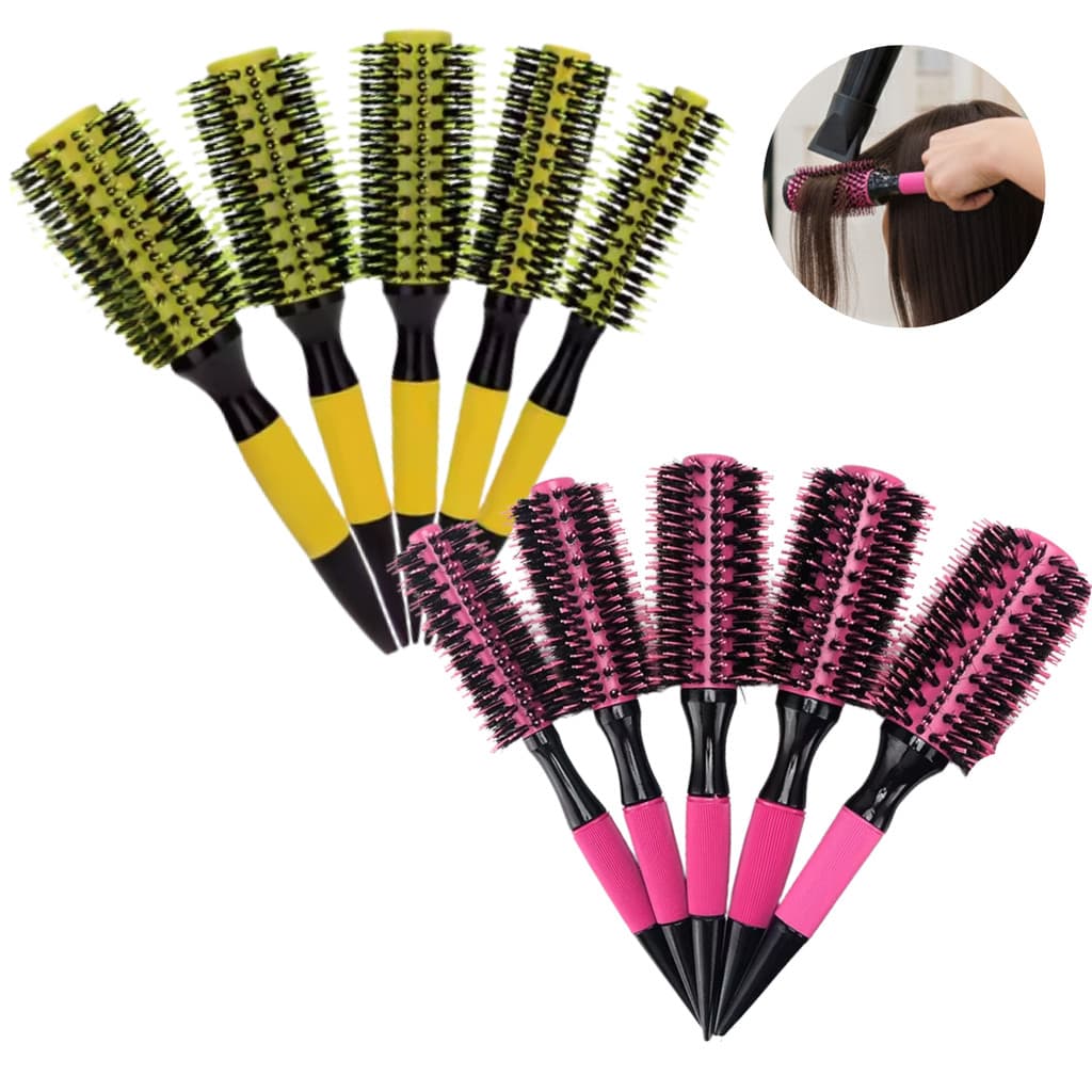 Escovas Profissionais Térmica Cerdas de Nylon E Javali