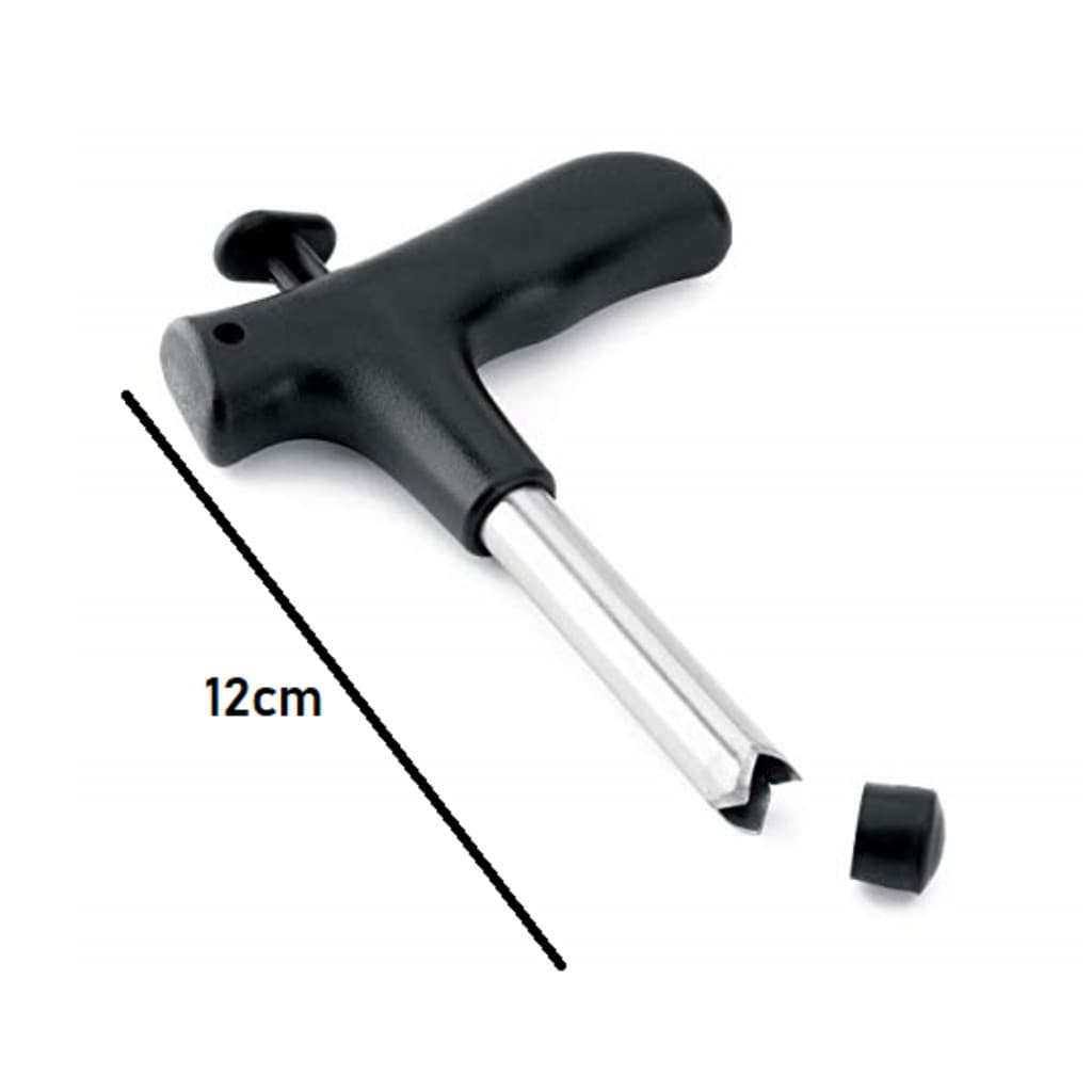 Abridor de Coco Furador de Coco 12cm Inox Original Line Prático Manual Haste Removível