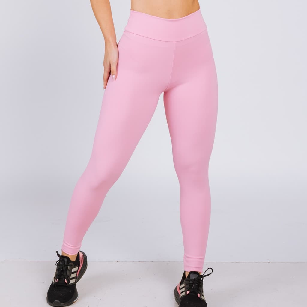 Legging Feminina Fitness Poliamida Proteção UV50 Alta Sustentação Confortável para Academia