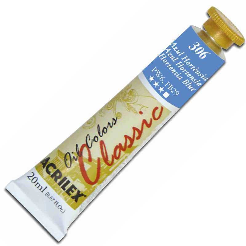 TINTA A OLEO 306 AZUL HORTENCIA