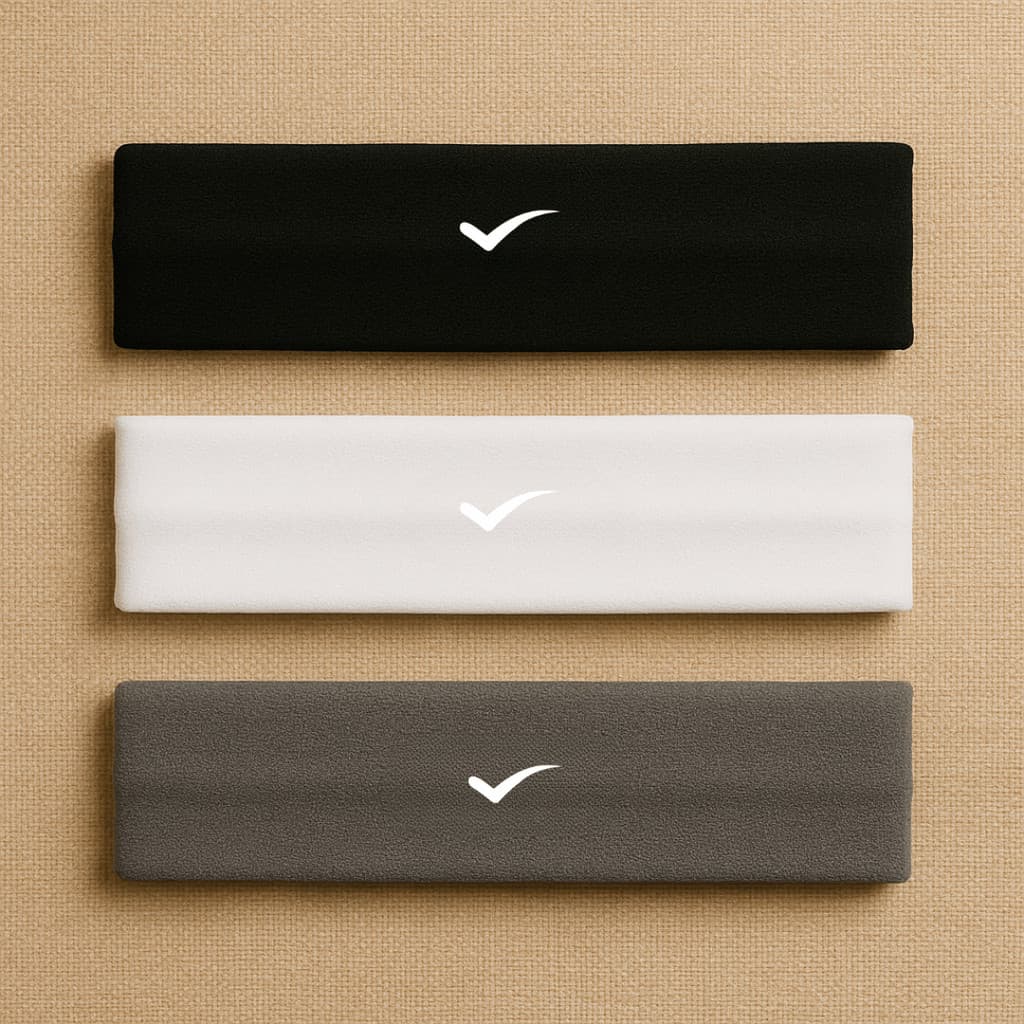 Kit com 2 testeiras anti suor faixa para cabelo envio em 24h esportes fênix