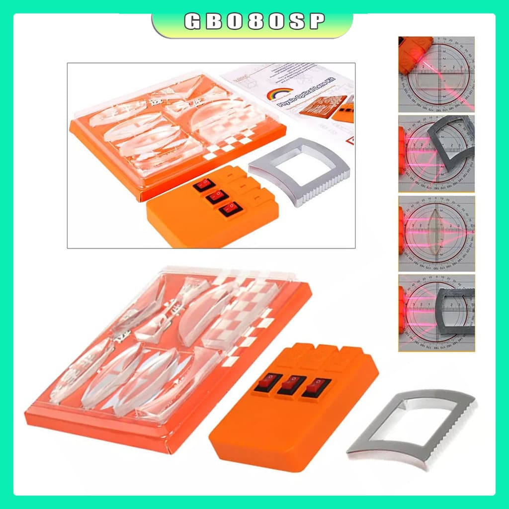 Conjunto De Óptica Física Para Experimentos Refração E Lente