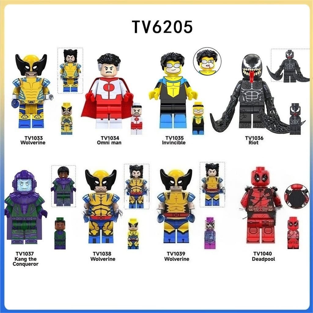 Colecionáveis Montagem Presente Brinquedos Educativos mini Bloco De Construção Brinquedo Figura Modelo Boneca