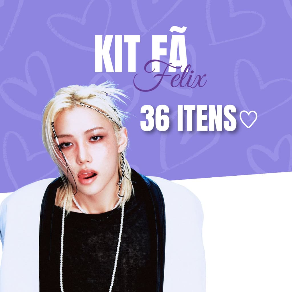 KIT FÃ FELIX STRAY KIDS - 36 ITENS EXCLUSIVOS