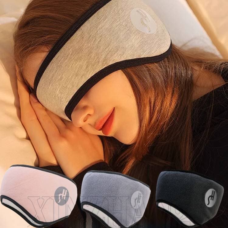 Tampões Para Os Ouvidos 2 Em 1 Dormir Com Redução De Ruído-Cochilo De Viagem-Máscara Olhos Ajustável-Isolados-Protetores