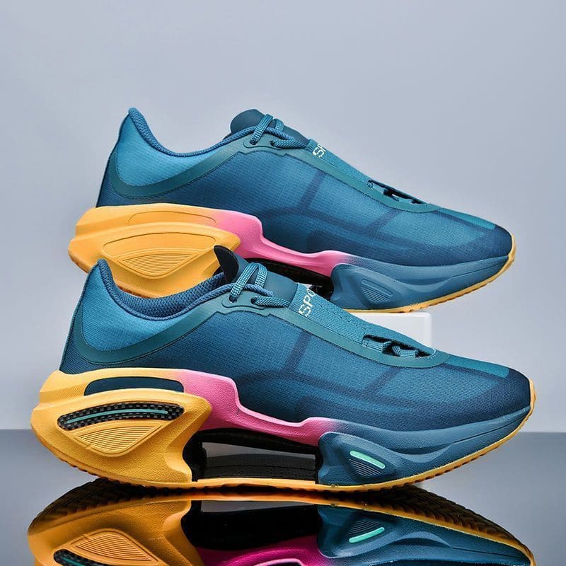 Pronto estoque 2025 novo estilo placa de carbono tênis de corrida rebote absorção de choque tênis de corrida profissiona