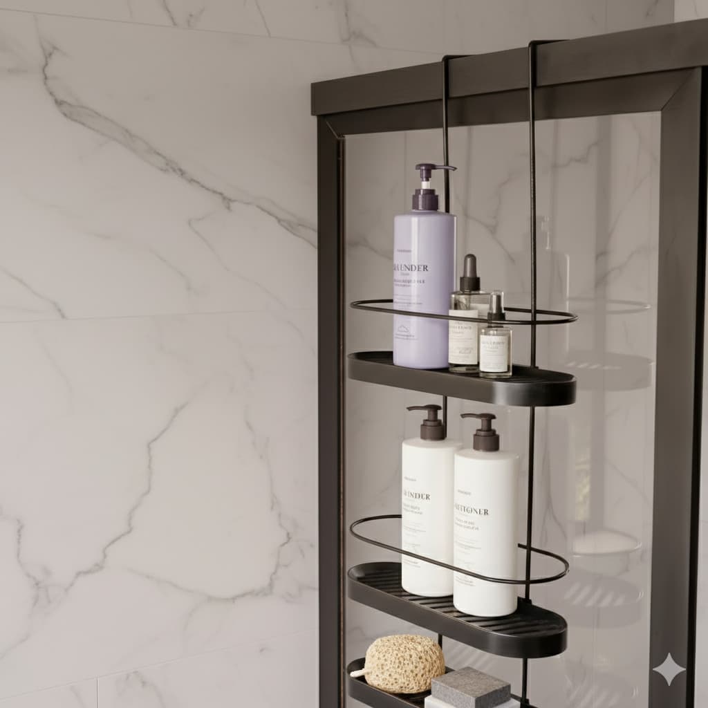 Suporte Shampoo Box Aramado 03 Andares Wave Triplo Reforçado Banheiro