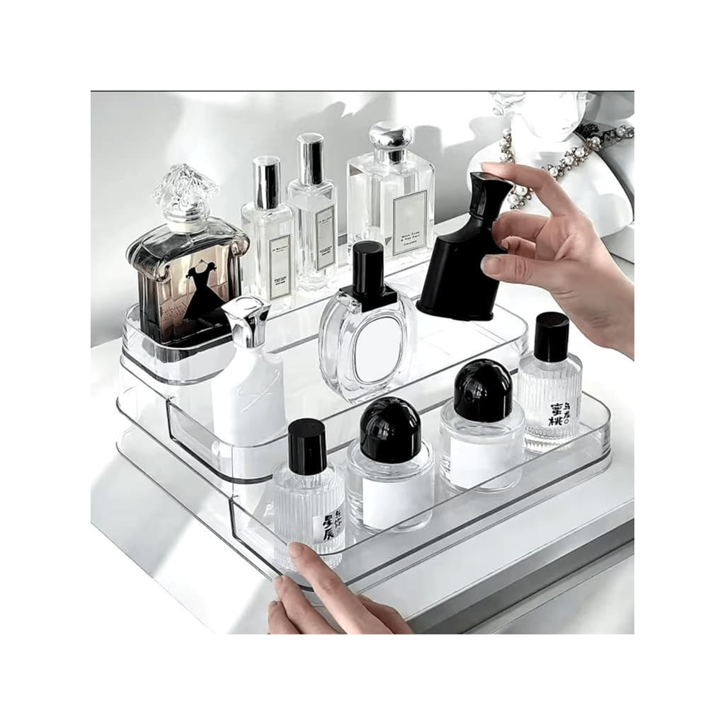 Porta Maquiagem Organizador De Cosméticos Perfume Prateleira Multiuso 3 Andares