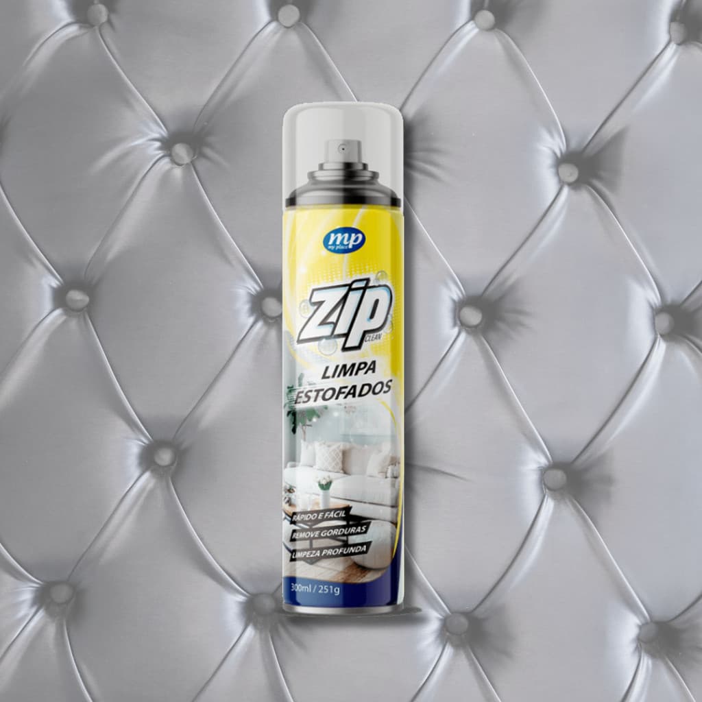 Limpa Estofado Zip Clean My Place 300ml – Remove Manchas e Odores, Higienização Profunda
