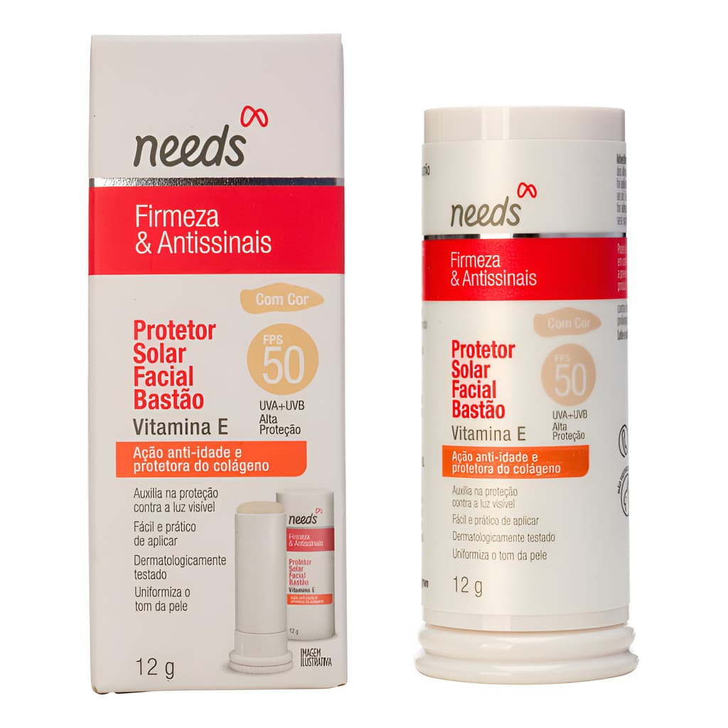 Protetor solar Needs Solar MARCA PROPRIA Needs Firmeza e Antissinais 50FPS