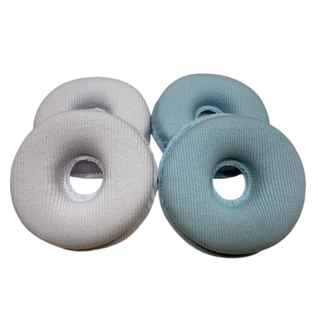 2 pares (4unidades) Rosquinhas super macias 100% Algodão sutiã Seios Amamentação Absorventes Lavável