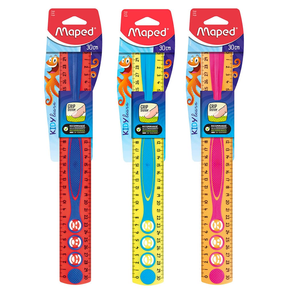 Régua poliestireno Kidy Learn 30cm 278610 Maped