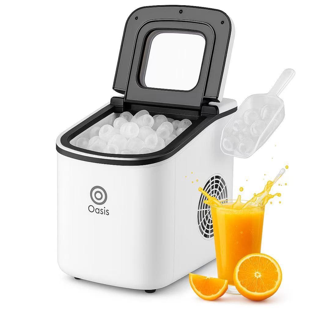 Máquina De Gelo 12kg Profissional Portatil Inox Autolimpante 220V/127V