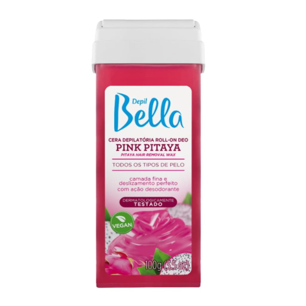 Cera Depil Bella Roll-on Pink Pitaya 100g